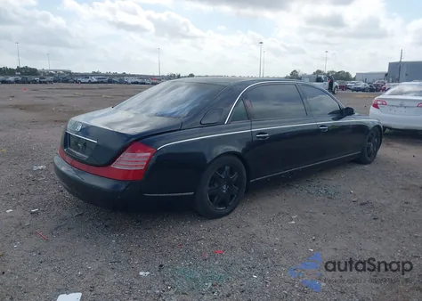 2004 Maybach 62 z USA, uszkodzony, nr VIN WDBVG78J24A000524